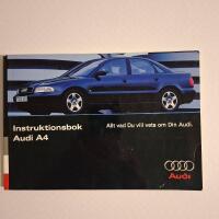 instruktionsbok Audi A4 fr&aring;n 1995 (original)