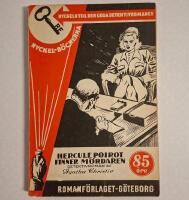 AGATHA CHRISTIE: Hercule Poirot finner m&ouml;rdaren (1951) sv 1a mkt fint ex