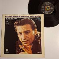 Waylon Jennings - Heartaches By The Number LP USA 1970s EX/EX Toppex.