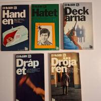 5 st pockets Ed McBain - 87:e polisdistriktet (PAN 1968-1969) MKT FINT SKICK
