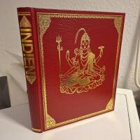  INDIEN (1987) Lyxutg&aring;va Nr 162 av 999 ex | Rikt illustrerad | Helt guldsnitt