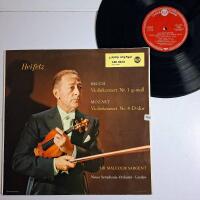 Heifetz | Bruch & Mozart Violin Concertos LP Germany 60s Living Stereo NM/VG++