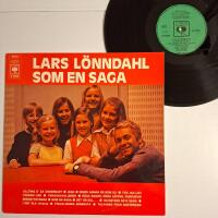 Lars L&ouml;nndahl - Som en saga LP sve 1971 NM/EX barnskiva Toppex. nostalgi 70-tal