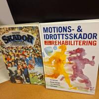 Idrottsskador & rehabilitering | 2 b&ouml;cker | Idrottsmedicin | SISI | Inbundna