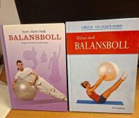 Tr&auml;na med balansboll | Kom i form | Hemmatr&auml;ning | 2 b&ouml;cker | Mycket fina