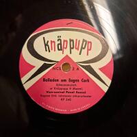 Povel Ramel | Kn&auml;ppupp II | Balladen om Eugen Cork / Fars fabrik | 12" 78 rpm |