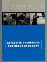 Effective Techniques for Unarmed Combat