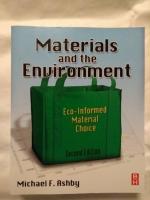 Materials and the environment - eco-informed material choice