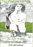 Program: TRETTONDAGSAFTON av Shakespeare Upsala-G&auml;vle Stadsteater 1978