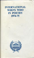 INTERNATIONAL WHO'S WHO IN POETRY 1974-75