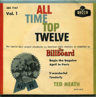 "All time top twelve vol. 1" Begin the beguine + 3 1957 EP PS