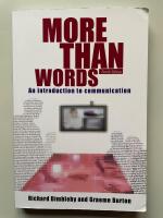 More than words - An introduction to communication