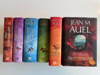 Grottbj&ouml;rnens folk, H&auml;starnas dal, Mammutj&auml;garna, St&auml;ppvandringen, Nionde grottan, De m&aring;lade grottornas land