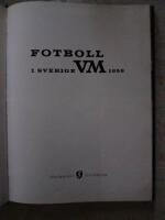 FOTBOLL VM I SVERIGE 1958