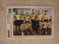 Tidningen Rekord nr: 45/1956 - Svenska B-landslaget, Fotboll (VF)
