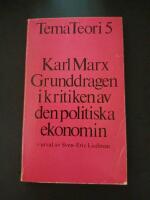 Grunddragen i kritiken av den politiska ekonomin