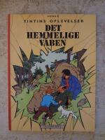 TINTIN - Det hemmelige v&aring;ben (Det hemliga vapnet) (nr:10) (VG+) (A376) (DANSK)