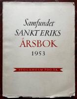 Samfundet Sankt Eriks &aring;rsbok 1953