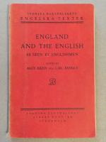 England and the English as seen by Englishmen