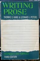 Writing Prose. Techniques and purposes