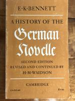A History of the German Novelle