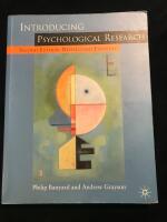 Introducing Psychological Research