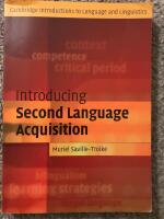 Introducing second language acquisition