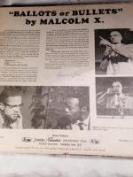 "Ballots or Bullets" by MALCOLM X. (Through the courtesy of Mrs Betty Shabbazz, his widow)