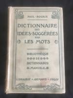 DICTIONNAIRE DES IDEES SUGGEREES PAR LES MOTS