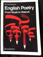 English Poetry - From Wyatt to Walcott