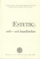 Estetik i ord och handb&ouml;cker
