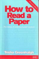How to Read a Paper