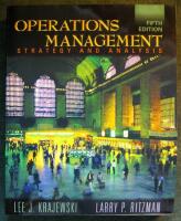 Operations Management, Strategy and Analysis