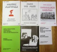 Politisk Plattform-F&ouml;rbundet Arbetarmakt; Socialismens Inneb&ouml;rd; Klass & Parti; Organisationsfr&aring;gan i den ryska socialdemokratin ("Marxism kontra leninism"); Valsk&aring;despelet, V&auml;rldsrevolution och kommunistisk taktik