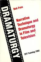 Narrative technique and dramaturgy in film and television
