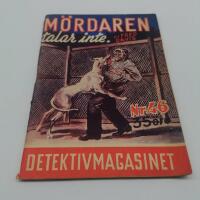M&ouml;rdaren talar inte - Detektivmagasinet nr 46 1949