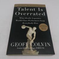 Talent Is Overrated: What Really Separates World-Class Performers from Everybody Else