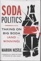 Soda politics - taking on big soda (and winning)