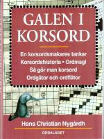 Galen i korsord