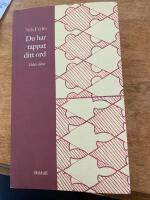 Du har tappat ditt ord