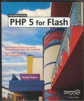 Foundation PHP 5 for Flash