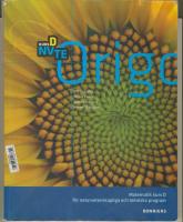 Origo Matematik D NV, TE
