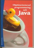 Objektorienterad programmering och Java
