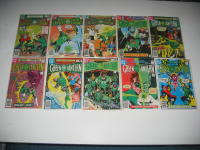 Green Lantern nr 120-129 originalutgåvor
