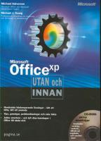 Microsoft Office XP utan och innan
