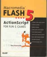 Macromedia Flash 5 actionscript for fun and games