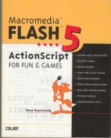 Macromedia Flash 5 actionscript for fun and games