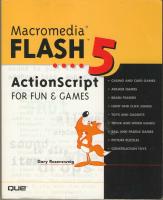 Macromedia Flash 5 actionscript for fun and games
