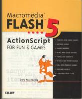 Macromedia Flash 5 actionscript for fun and games