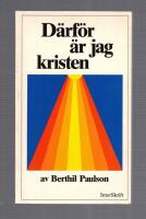 D&auml;rf&ouml;r &auml;r jag kristen
